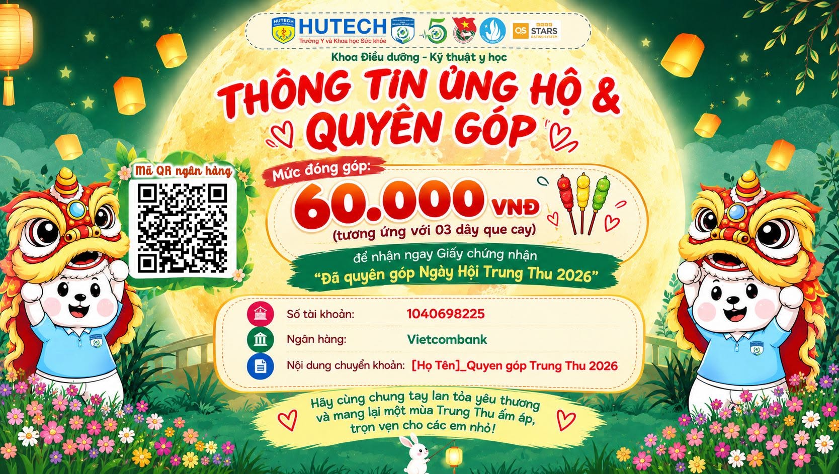 Quyên góp sự kiện Ngày hội trung thu